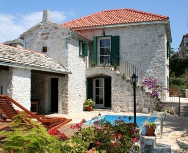 Luxury stone villa on Brac